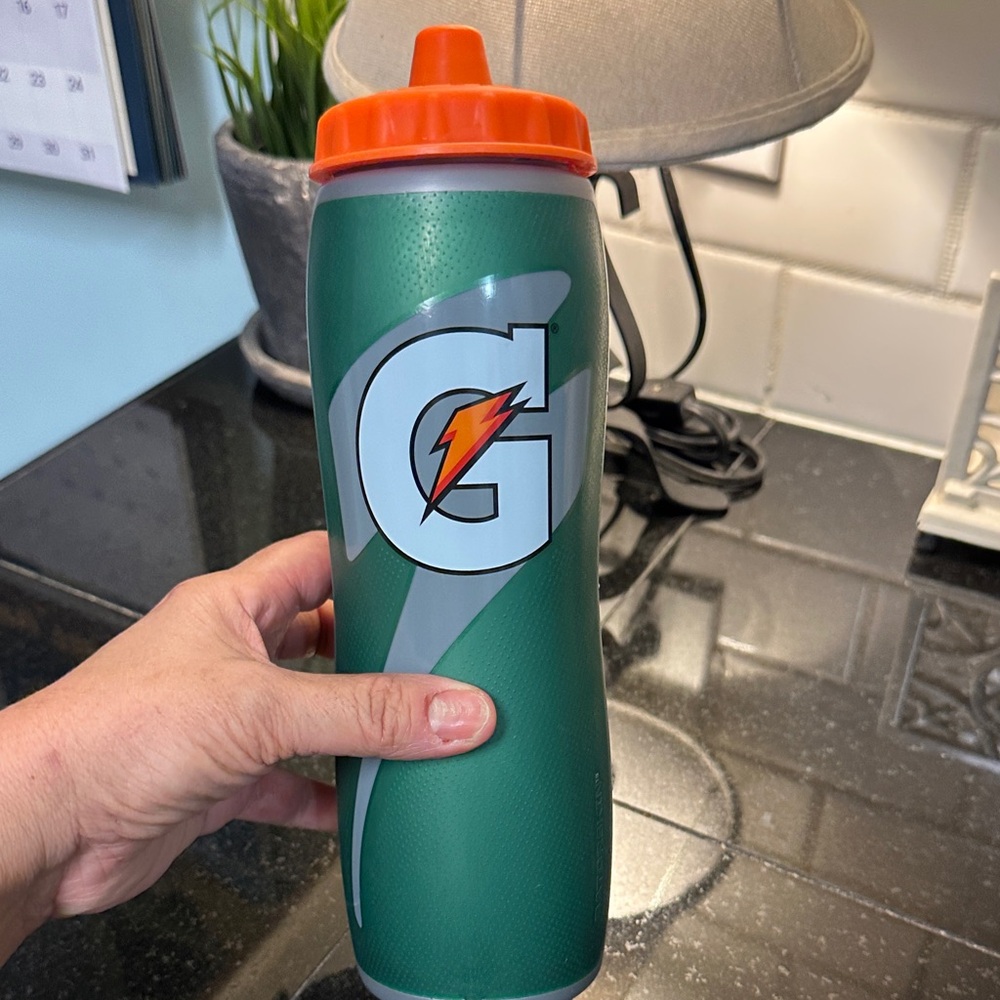 Gatorade Green and Orange Water Bottle